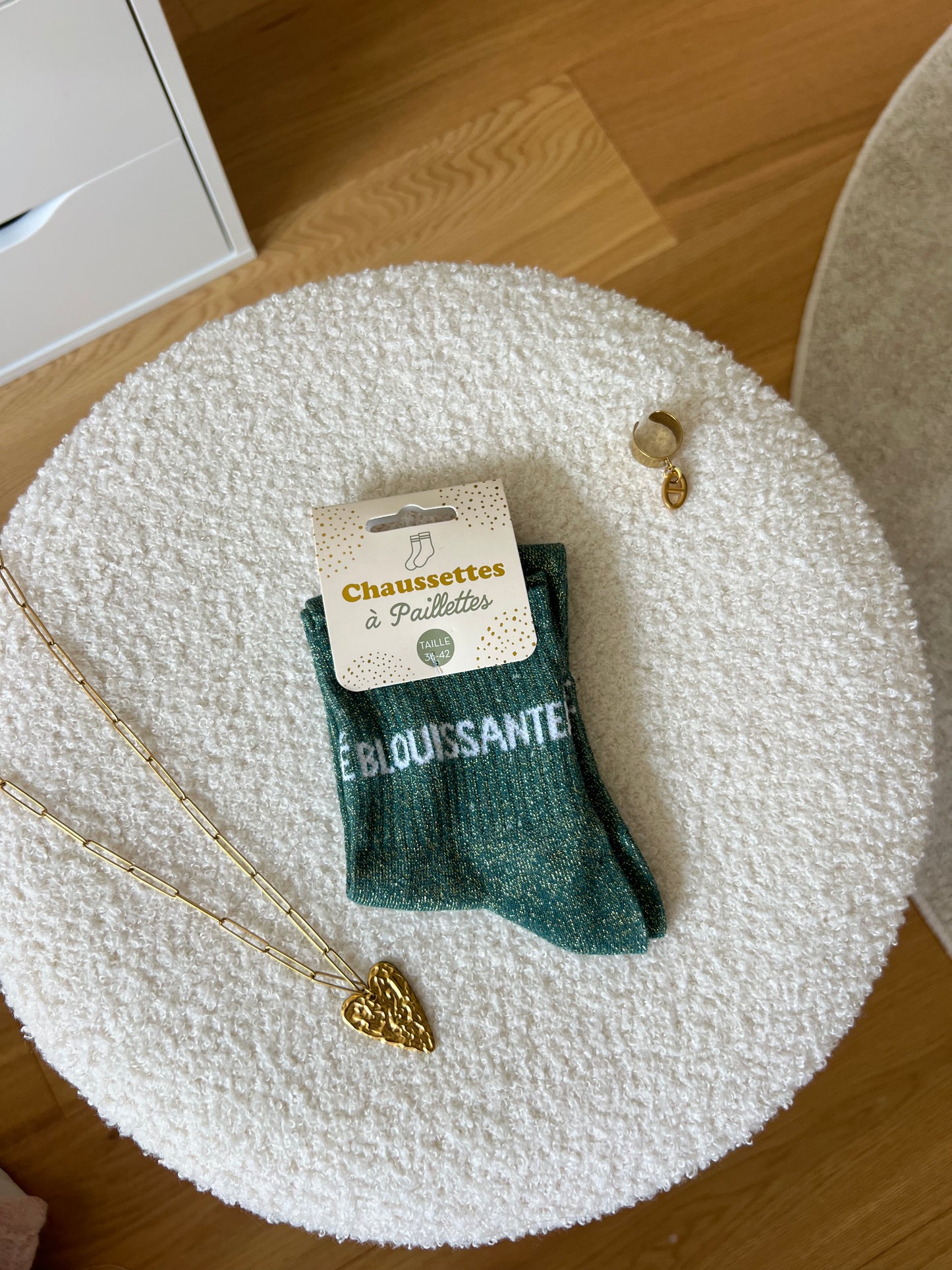 Chaussettes à paillettes « ÉBLOUISSANTE »