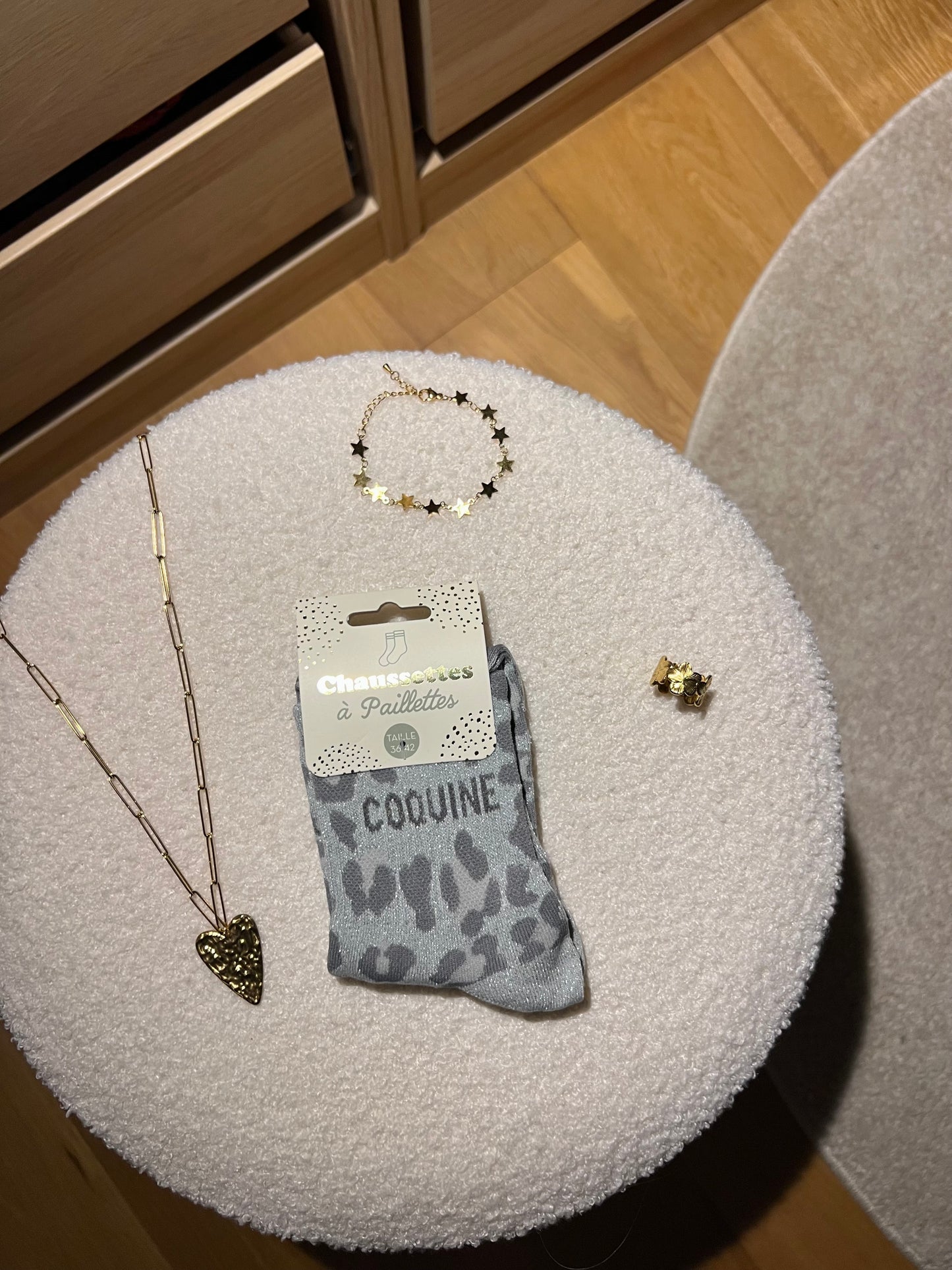 Chaussures à paillettes « COQUINE » léopard