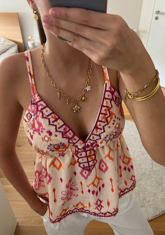 Collier charms star